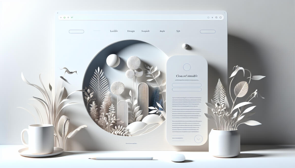 Le Design Web Minimaliste : Clés du Succès et Tendances Actuelles